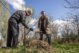 Сотрудники Минфина приняли участие в общереспубликанском субботнике